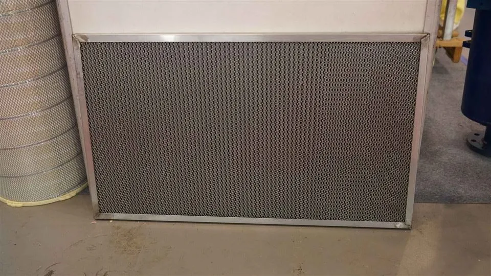 Ovn før filter rustfrit stål vaskbart aluminium mesh luftfilter
