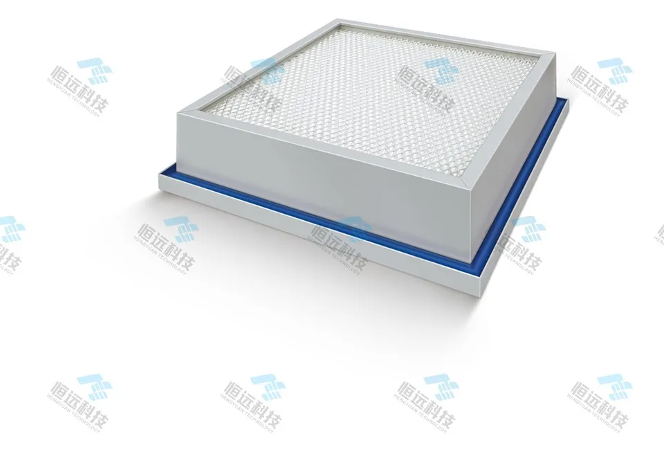 HEPA Filter Gel Forsegling Lækagefri højeffektiv aluminiumsramme Renrum HEPA-modul udskiftning Ny boksfiltergård
