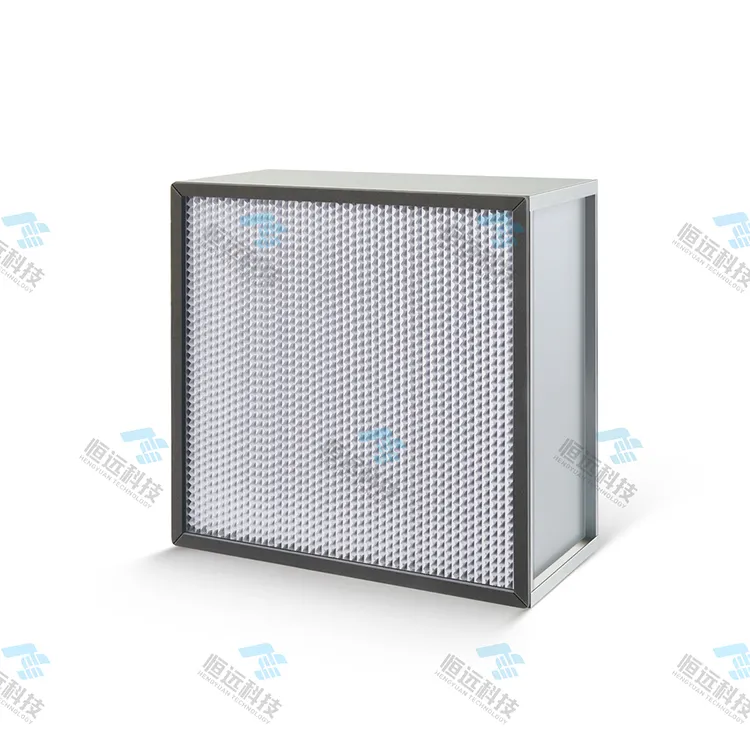 Højeffektivt luftfilter med skillevæg