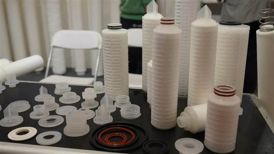 Høj strømningsmikron membranfilter ptfenylon plisseret filterpatron