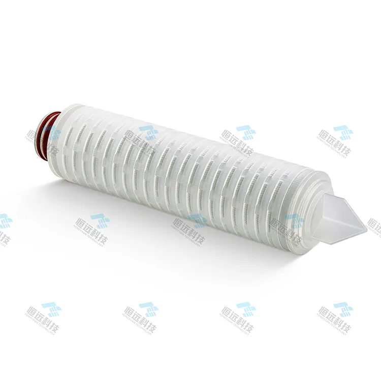 Bedst sælgende højkvalitets mikroporøst PP foldet filterelement