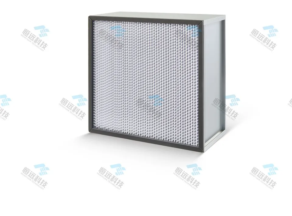 Membran HEPA-filtre i renrummet og membran-HEPA-filtre i operationsstuen