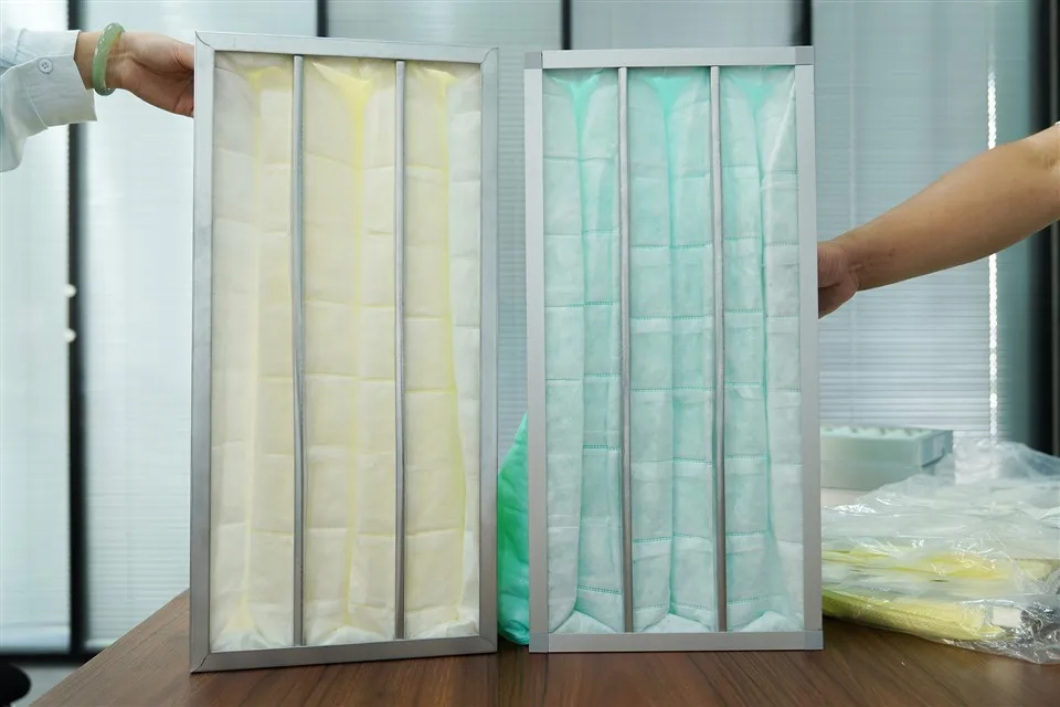 Ventilationssystem Aluminiumsramme F7 F8 F9 Pocket Air Filter